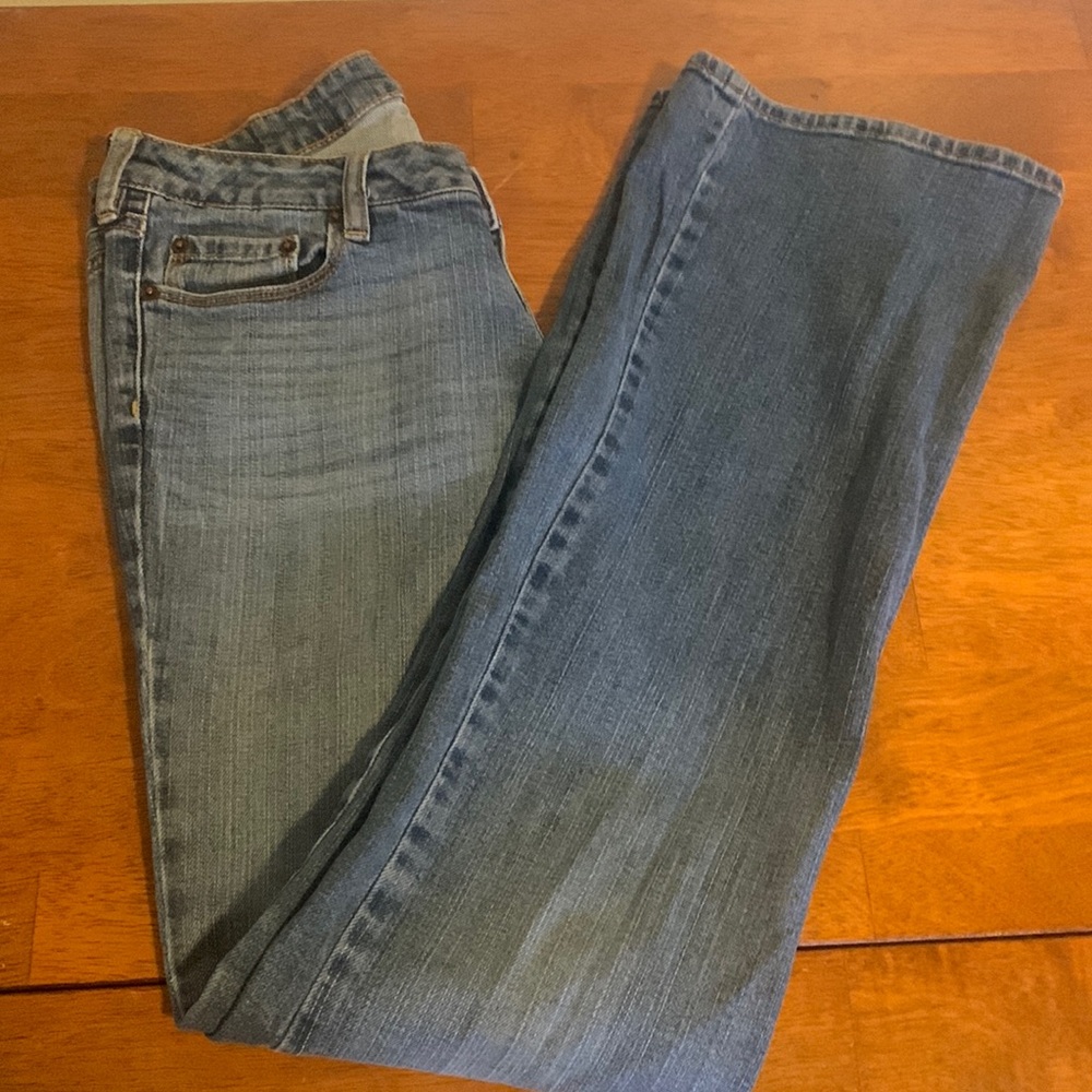 Tilt size 7 long flared jeans